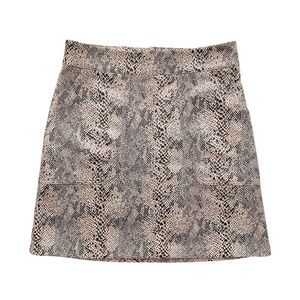 NEW Snake Print Mini Skirt
